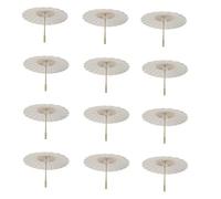Kueohse Sombrilla de papel para playa, 12 unidades, accesorios para fotografía, para baby shower, fiestas, bodas, 60 cm