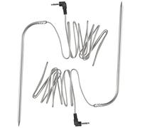 Kueohse Sonda de carne de alta temperatura para barbacoas de pellets y fumadores de pellets compatible con, 2 piezas impermeable barbacoa sonda