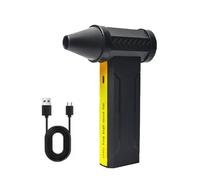 Kueohse Soplador de Aire Eléctrico Turbo JetFan 160000 RPM Motor Sin Escobillas Ventilador Turbo Violento Soplador de Polvo de Aire Potente Recargable por USB, C