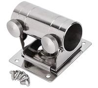 Kueohse Soporte de Base de Paraguas de Pesca, Soporte de Soporte de Paraguas de Acero Inoxidable Ajustable Base de Soporte para Caja de Pesca