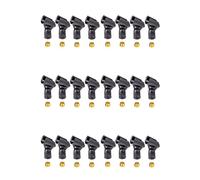 Kueohse Soporte de Clip de Micrófono Universal de 24 Piezas con Adaptadores de Tuerca Macho de 5/8 Pulgadas una Hembra de 3/8 Pulgadas