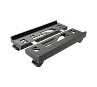 Kueohse Soporte de CPU Móvil Ajustable, Soporte de Torre para Computadora Ventilado Soporte de Torre para PC con 4 Ruedas Giratorias, Soporte Debajo del Escritorio