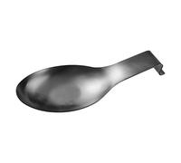 Kueohse Soporte de Cuchara de Acero Inoxidable, Soporte de CucharóN de EspáTula, Soporte de Cuchara de Utensilios de Acero Inoxidable, Acabado Cepillado