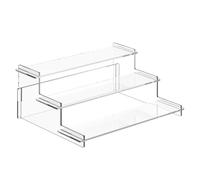 Kueohse Soporte de ExhibicióN con Elevadores AcríLicos, Soporte para Cupcakes, Soporte Organizador de Perfumes, Estante de ExhibicióN para Figuras y ColeccióN