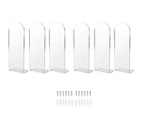 Kueohse Soporte de ExhibicióN de Zapatos Flotantes - Estante de 6 Zapatos para Pared - Estante de Pared de Zapatos de ExhibicióN de LevitacióN de Zapatillas