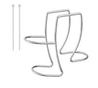 Kueohse Soporte de Manguera de Drenaje para Lavadora, Soporte de Manguera de Drenaje Ajustable Abrazadera Gancho Clip de GuíA de Manguera Que Se Adapta a Todas Las Mangueras de Drenaje