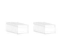 Kueohse Soporte de Pared para Letreros Acrílicos de 4 X 6 Pulgadas, de Pared Transparente con Cinta Adhesiva de Doble Cara para Oficina, Hogar, Paquete de 20