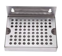 Kueohse Soporte de pared para recipiente colector de cerveza sin desagüe 304 acero inoxidable Homebrew barril cerveza barril