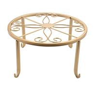 Kueohse Soporte de Planta de Maceta de Hierro para Suelo, Estante de Flores, Estantes de JardíN, Planta de JardíN, BalcóN, Estante Redondo, DecoracióN del Hogar