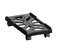 Kueohse Soporte de Torre para Computadora Soporte de CPU Móvil Ajustable Soporte para CPU Soporte de Torre para PC con Ruedas Giratorias Soporte Elevador Negro