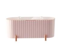 Kueohse Soporte Dispensador de Hisopos de AlgodóN de Escritorio, Caja de Almacenamiento de Bolas de AlgodóN, Tarro para Almohadillas de AlgodóN CosméTicas, Botes Organizadores de BañO