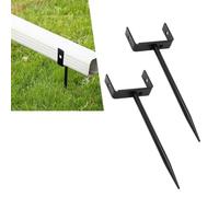 Kueohse Soporte para Bajante Pluvial - Tamaño Ajustable y Resistente, Anclaje Inoxidable para Soporte de Tuberías, Fácil Instalación (Paquete de 2)