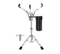 Kueohse Soporte para Caja con Soporte para, Soporte para Almohadillas de Batería de Ajustable para Tambor de Lengüeta de Acero, Tambor Mudo y Caja.