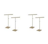 Kueohse Soporte para Collares, Soporte para Joyas, Soporte de Exhibición para Monedero Pulido en, 4 Piezas de Ajustable para Collares, Brazaletes y Anillos