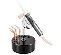 Kueohse Soporte para Soplete de Acetileno para Joyería, con Base Magnética y 7 Orificios para Guardar Puntas, Organizador Estable para Joyeros y Metalúrgicos.
