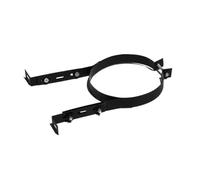 Kueohse Soporte para Tubo de Chimenea de 15 cm, de Acero Inoxidable, Ajustable, para Colgar en la Pared, con Clip de Fijación, Accesorio para Colgar Tubos de Estufa