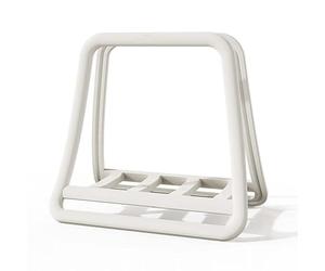 Kueohse Soporte Vertical Ajustable para Computadora Portátil - Soporte para Computadora Portátil y Tableta Estante de Almacenamiento Vertical