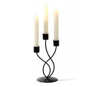 Kueohse Soportes de Velas de Metal Portavelas de 3 Centro de Mesa para Fiesta Candelabro