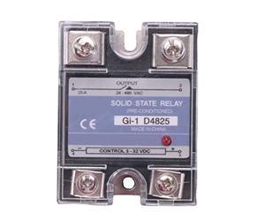 Kueohse SSR 25A 3-32V DC a 24-480V AC Monofásico Relé De Estado Sólido DC Control AC -1 D4825 Voltaje De Carga