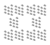 Kueohse Sujetador de Sentido ComúN de Bloqueo Giratorio, Botones de de Metal para Barcos, Veleros, VehíCulos Recreativos, Botes y Caravanas (100 Piezas)