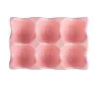 Kueohse Suministros de Cocina Bandeja para Huevos Rejilla para Huevos Suministros de Vajilla de Cerámica para el Hogar Bandeja para Huevos Bandeja para Huevos Rosa