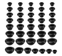 Kueohse Surtido de 70 Ojales de Goma para Cables, Juntas Tóricas para Cables, Conectores, Pasacables, Conductores Eléctricos