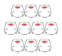 Kueohse Swing Top - Tapas para de cristal, 10 unidades