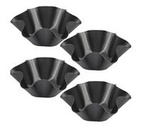 Kueohse Taco grande antiadherente Taco Shell Bowl Acero al Carbono Tortilla Maker Plato de ensalada antiadherente