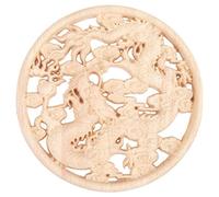 Kueohse tallado calcomanía Woodcarving esquina apliques muebles puerta gabinete decoración decorativa