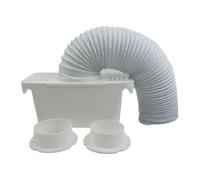 Kueohse Tanque de Agua para Secadora, Conducto de Aire de PVC, Secador de Tambor, Condensador, Colector de Polvo, Conducto de Escape Flexible.