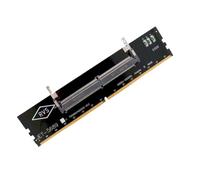 Kueohse Tarjeta Adaptadora DDR5 A DDR5 RVs para Laptop SO RAM DDR5 A Escritorio, Herramienta de Diagnóstico de Memoria Plug and Play.
