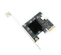 Kueohse Tarjeta Adaptadora PCI-e 1x A Mini SAS SFF-8087. Tarjeta Elevadora Mini PCI Express X1 2.0 para Minería en Sistemas /