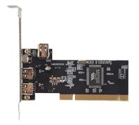Kueohse Tarjeta de 3 Puertos IEEE 1394 Firewire Adaptador PCI Firewire Tarjeta Controladora PCI IEEE 1394 para PC Computadora de Escritorio