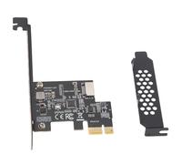Kueohse Tarjeta de ExpansióN PCI-E 1X una USB 3.2 GEN1 5Gbps Type-E A-Key, Interfaz Tipo C del Panel Frontal para PC de Escritorio (ASM1042A)
