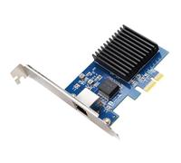 Kueohse Tarjeta de Red PCIe Nic de 10 GB con un Solo Puerto RJ45 y Chip RTL8127, Tarjeta de Adquisición de Visión PCI-Express X1 para 10/11.