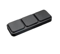 Kueohse Teclado USB de 3 Teclas Grandes, Teclas de Acceso Directo para Copiar, Pegar y Cortar, Programación de Macros, Teclado con Botones Grandes.