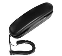 Kueohse TeléFono de Pared con Cable, TeléFono PequeñO de Hotel, Adecuado para el Hogar/BañO/Escuela/Oficina, TeléFono de Pared Fijo, Negro