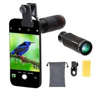 Kueohse Telescopio para Teléfono Móvil con Zoom 32x Lentes para Teléfono Móvil con Zoom 32x Equipos de Visualización de Conciertos de Alta Definición Lentes para Teléfono Móvil