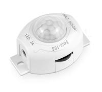 Kueohse Temporizador Ajustable con Sensor de Movimiento PIR Inteligente, Interruptor de Luz Automático, Detector de Movimiento CC 5-24 V, Apto para Cocina.