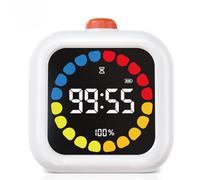 Kueohse Temporizador de Cubo de Productividad, Pantalla LED Giratoria, 4 Tiempos Preestablecidos, Modos Duales, Cuenta Regresiva, Minitemporizador para Estudio de Cocina.