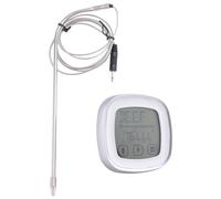 Kueohse Termómetro digital de carne para barbacoa - Lector de temperatura del horno con sondas de alambre de metal