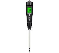 Kueohse Termómetro Digital LCD para Medir la CE del Suelo, 0,00-10,00 MS/cm, con Retroiluminación, Resistente Al Agua, para Jardinería de Flores