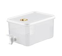 Kueohse Tetera de Agua FríA de 5 L con Grifo Refrigerador Cubo de Agua FríA Botella de Limonada Bebida Dispensador de Agua Vasos