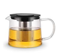 Kueohse Tetera de Vidrio con Infusor de 1000 Ml, Apta para Té en, A Granel