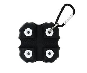 Kueohse Tirador Ergonómico de Silicona Tiradores Elimina Obstáculos con Botones Colgantes Negro