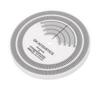 Kueohse Tocadiscos Confiables Disco Estroboscópico Pruebas de Tapete Estroboscópico Detección de Velocidad de Rotación Disco de Medición de Velocidad de Grabación de Vinilo