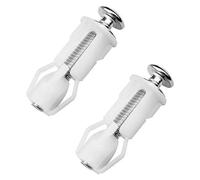 Kueohse Tornillos de Asiento de Inodoro y Tornillos de Tapa de Inodoro Tornillos de Bisagras de FijacióN Superior de Acero Inoxidable, para Asiento de Inodoro Piezas de Repuesto