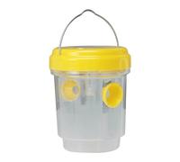 Kueohse Trampa para Avispas Colgante para Exteriores Trampa para Avispas con Energía Solar Trampa para Colgar Aire Libre Impermeable Trampas Avispones Abejas No Tóxicas para Exteriores A