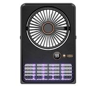 Kueohse - Trampa para insectos eléctricos cargada por USB con ventilador, lámpara de mosquitos 2 en 1, ideal para acampar y repelente al aire libre