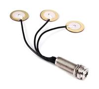 Kueohse Transductor de Piezoeléctrica Autoadhesivo para Micrófono, Preamplificador de Guitarra Acústica de 1/4 de Pulgada.